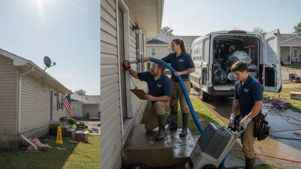 Ceiling Water Damage Restoration in New Boston, MI near me